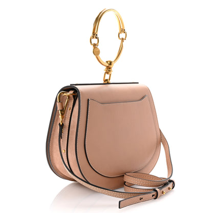 Chloe Calfskin Suede Medium Nile Bracelet Bag Biscotti Beige 3 of 10