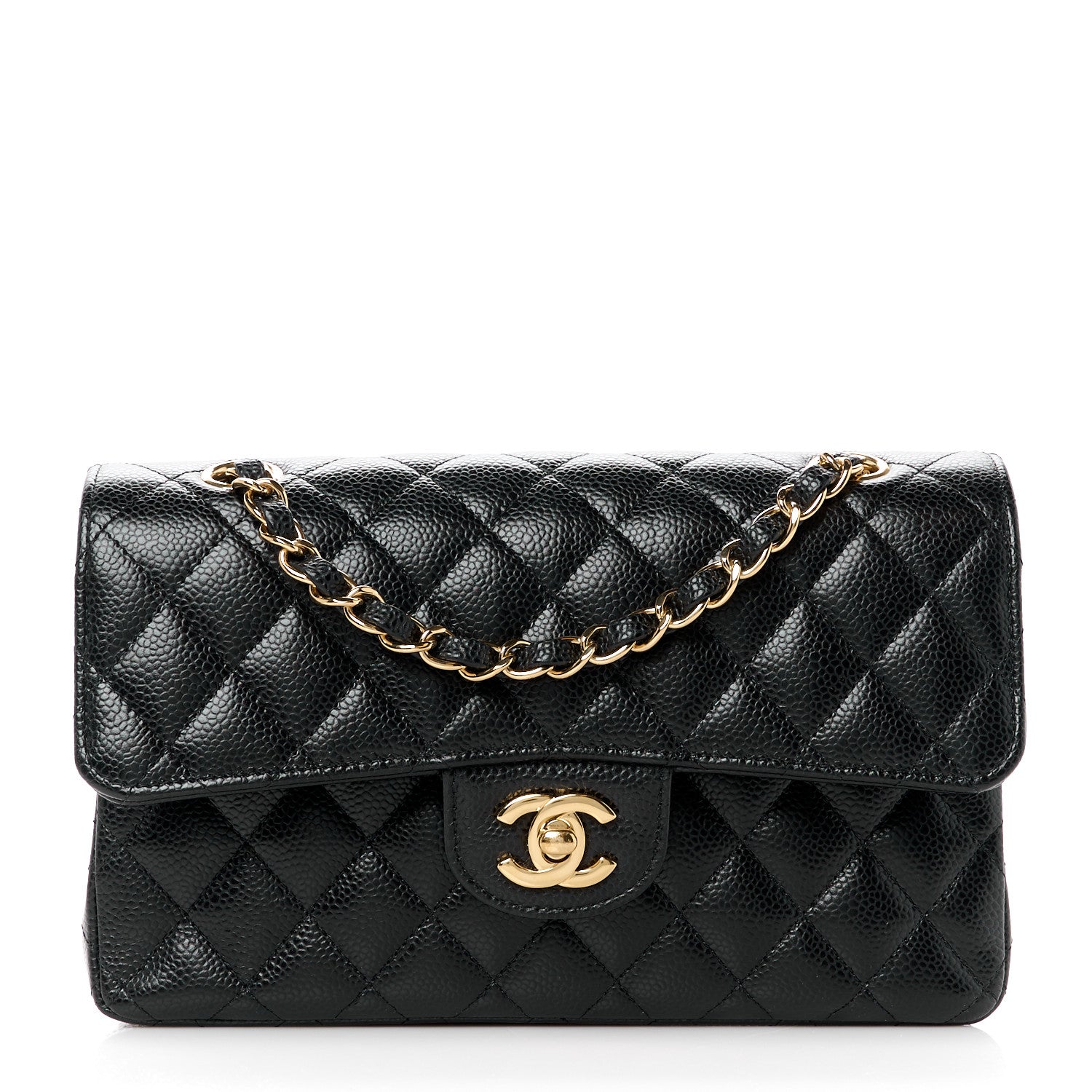 Chanel Caviar Quilted Small Double Flap Black 1 of 11