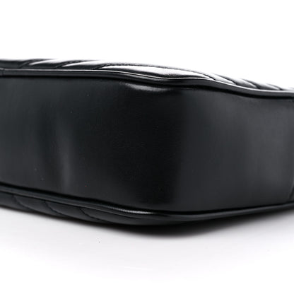 Saint Laurent Calfskin Matelasse Monogram Lou Camera Bag Black 9 of 9