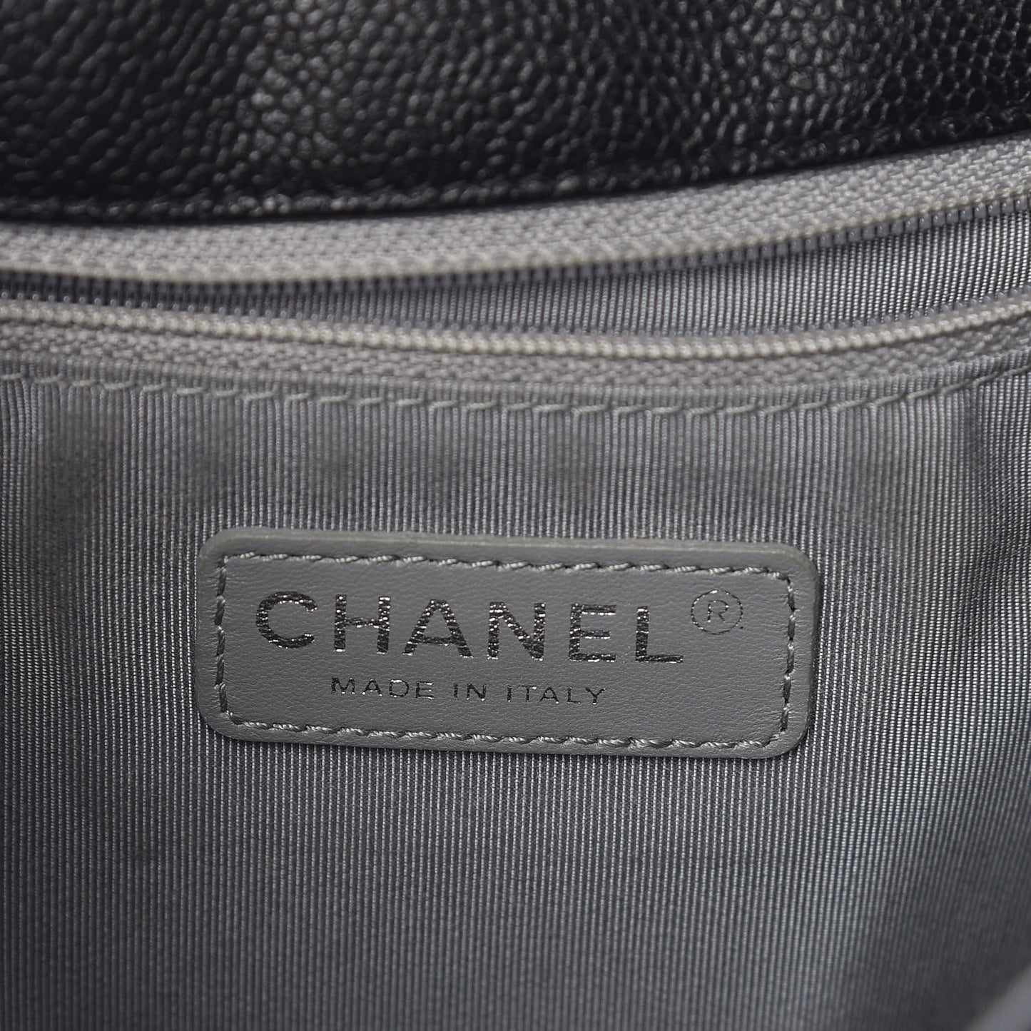 Caviar Quilted Large French Riviera Flap Black