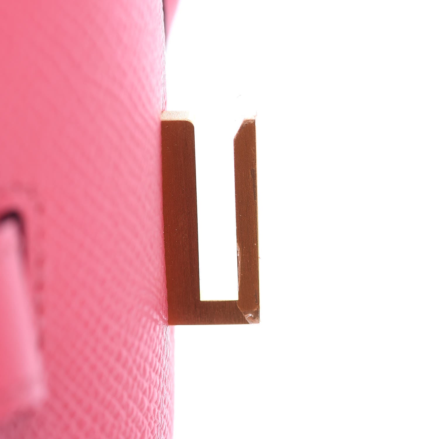 Hermes Epsom Horseshoe Birkin 30 Rose Azalee Jaune D'or 23 of 33