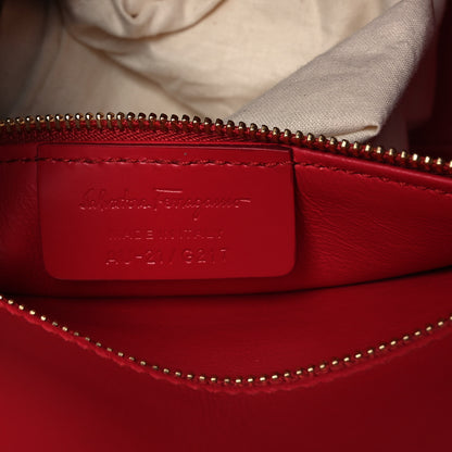 Salvatore Ferragamo Smooth Calfskin Anna Shoulder Bag Pamplona 7 of 14