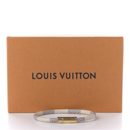Louis Vuitton Damier Azur Keep It Bracelet 19 5 of 5