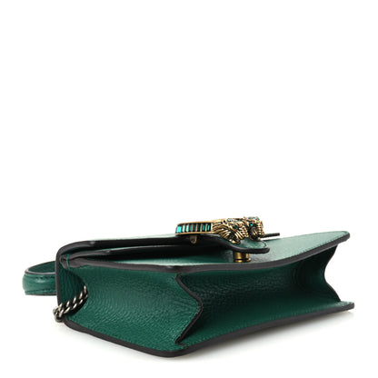 Gucci Dollar Calfskin Crystal Mini Dionysus Top Handle Bag Emerald 4 of 10