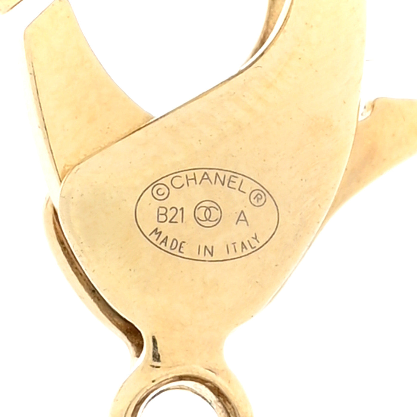 Crystal Chain CC Link Choker Gold Silver