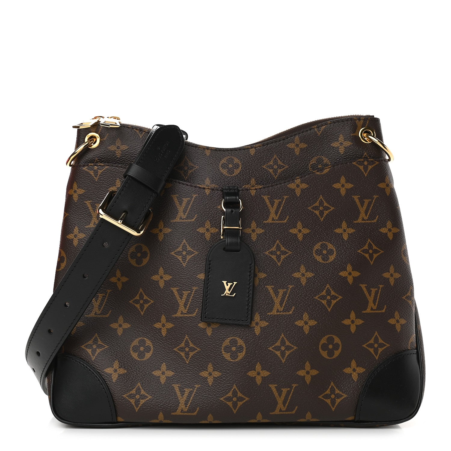Louis Vuitton Monogram Odeon MM Black 1 of 8