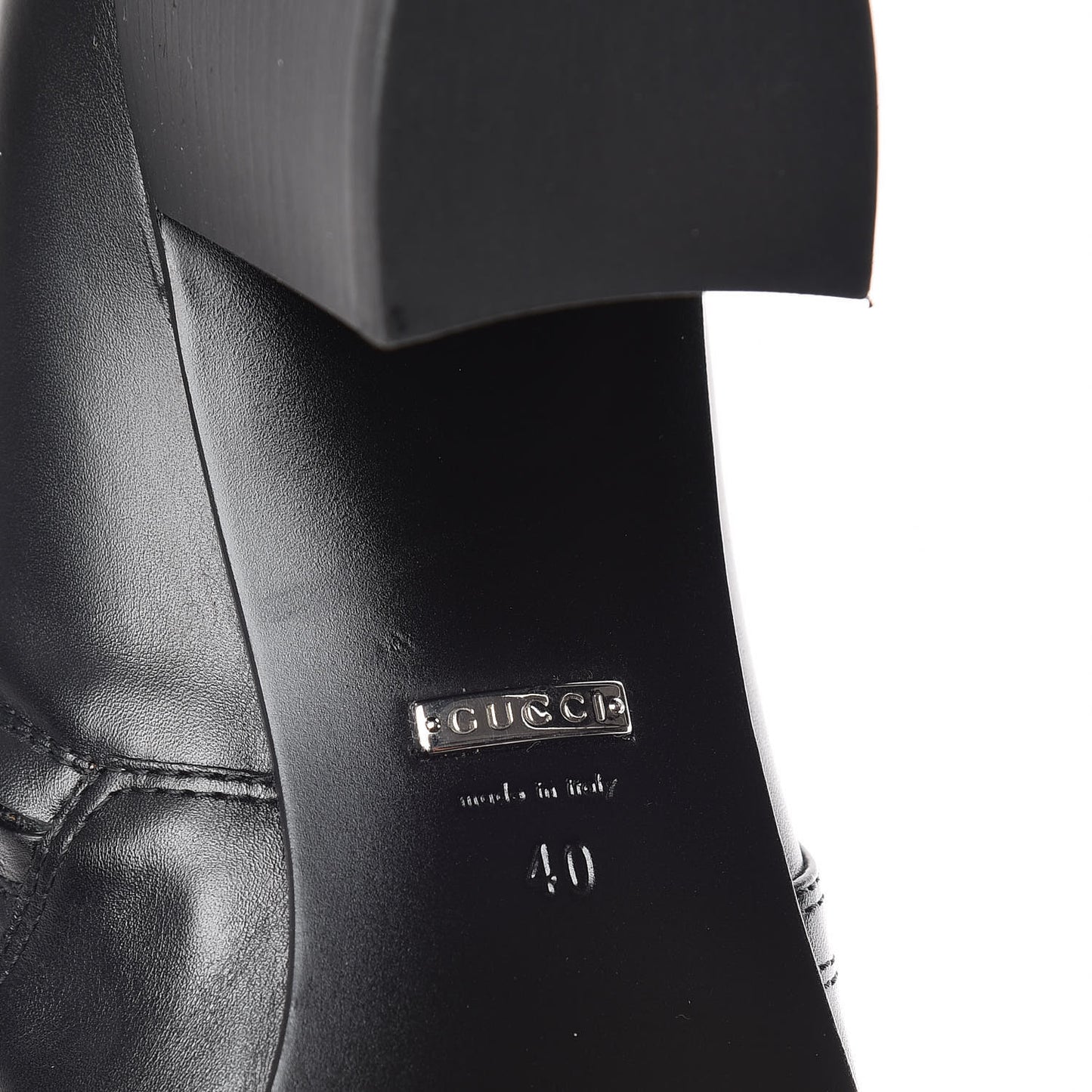 Calfskin Dionysus Embellished Elizabeth Knee High Boots 40 Black