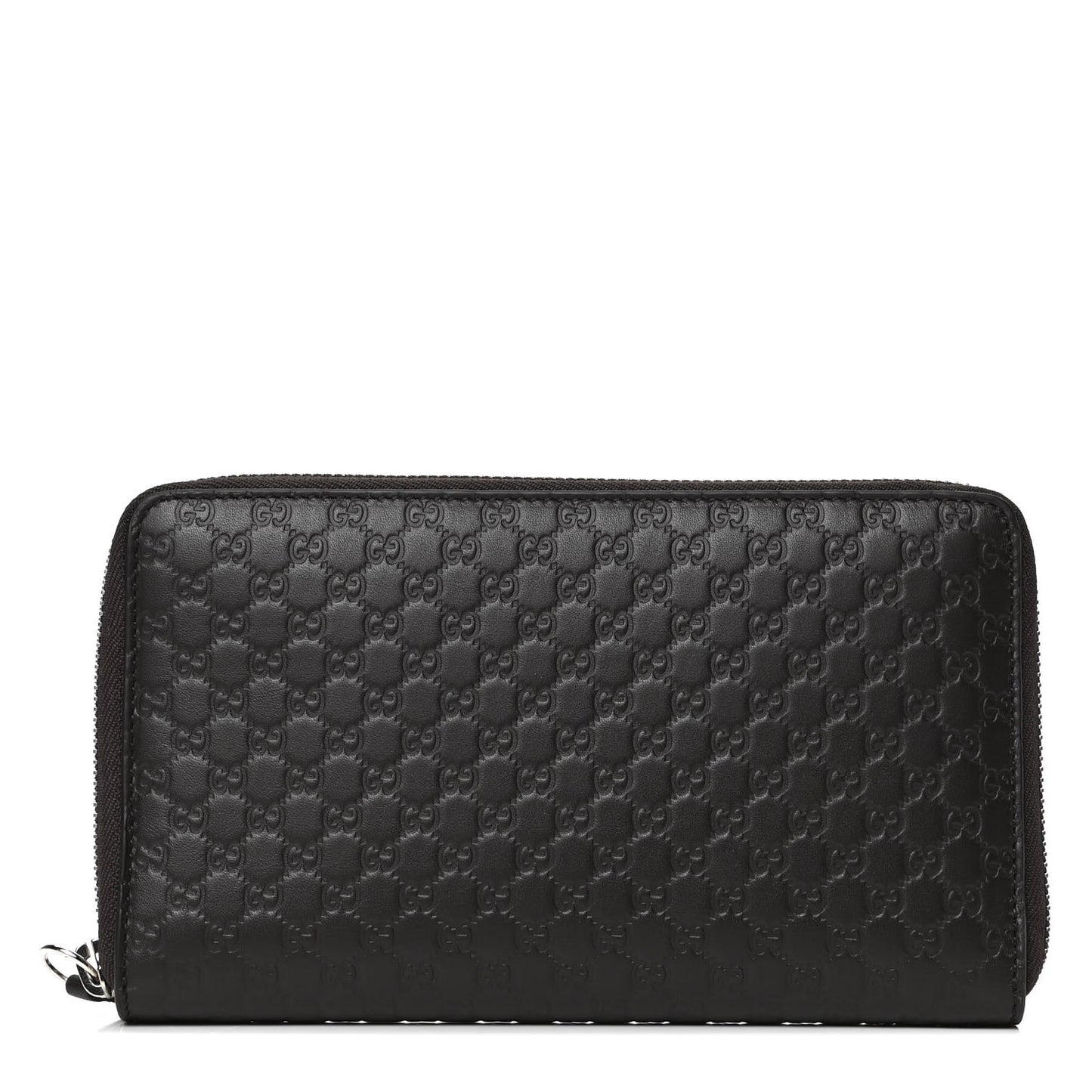 Microguccissima Large Zip Around Organizer Wallet Testa di Moro