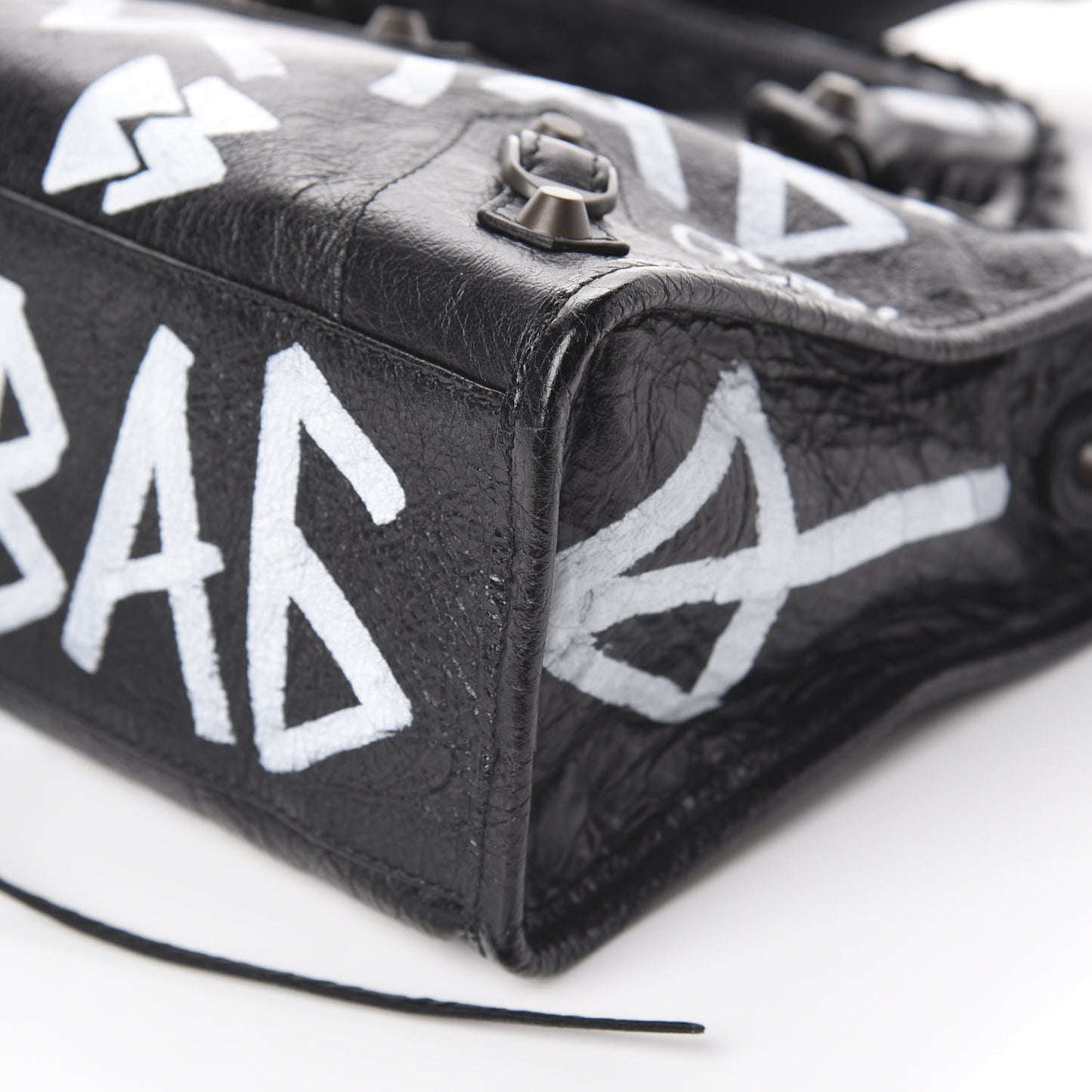 Agneau Classic Hardware Graffiti All Over S City Black