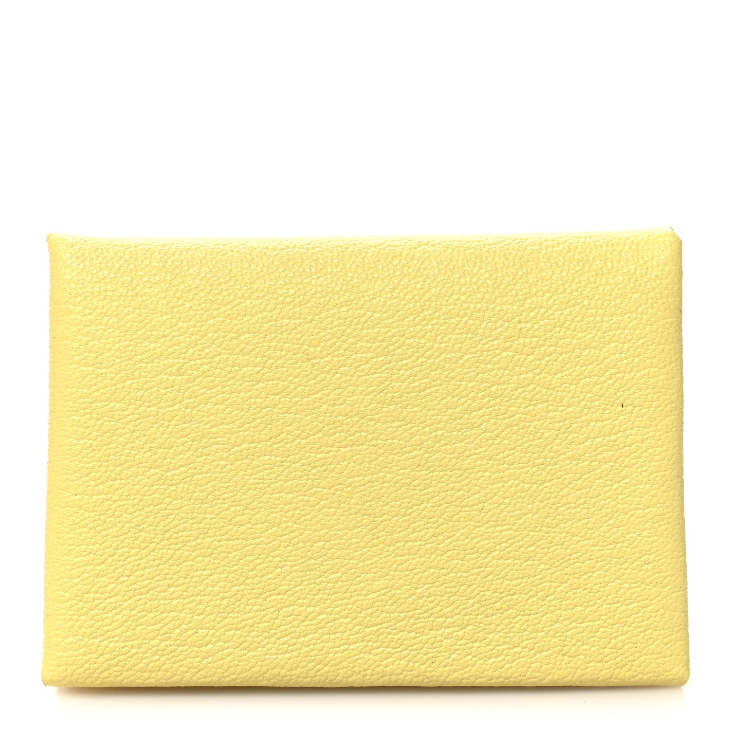 Hermes Chevre Mysore Calvi Duo Card Case Limoncello 1 of 10