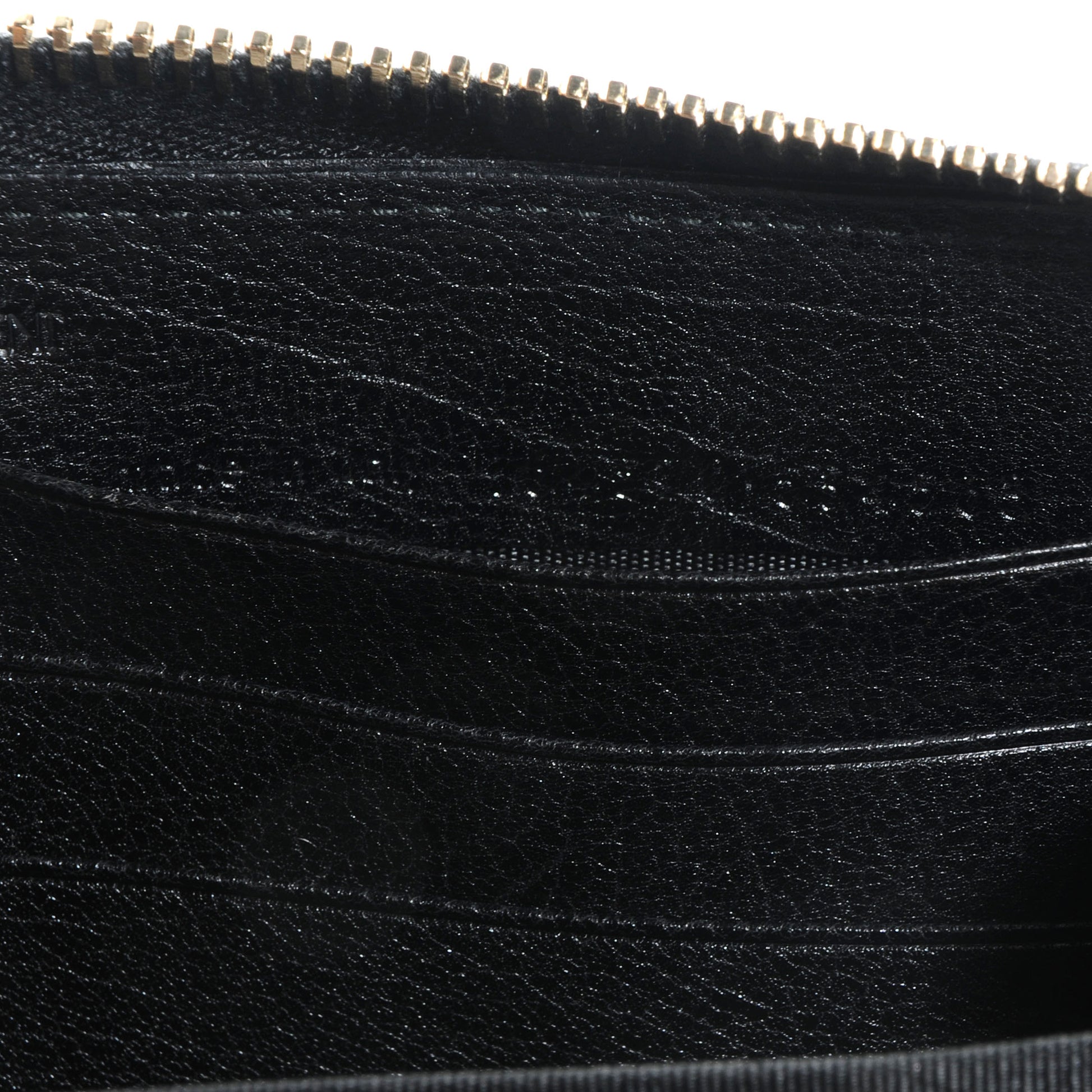 Saint Laurent Leather Muse Zip Around Wallet Black 8 of 8