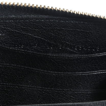 Saint Laurent Leather Muse Zip Around Wallet Black 8 of 8