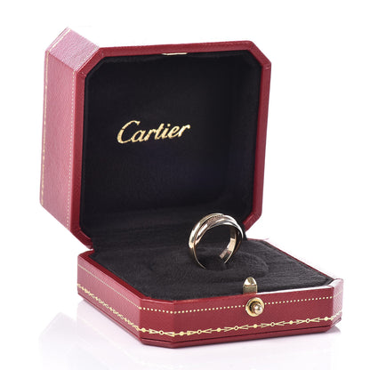 Cartier 18K Pink Yellow White Gold Classic Trinity Ring 53 6.5 6 of 6