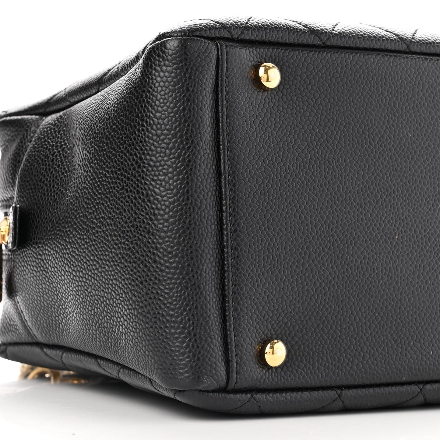Caviar Quilted Petit Timeless Tote PTT Black