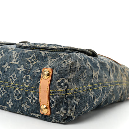 Louis Vuitton Denim Baggy GM Blue 9 of 10