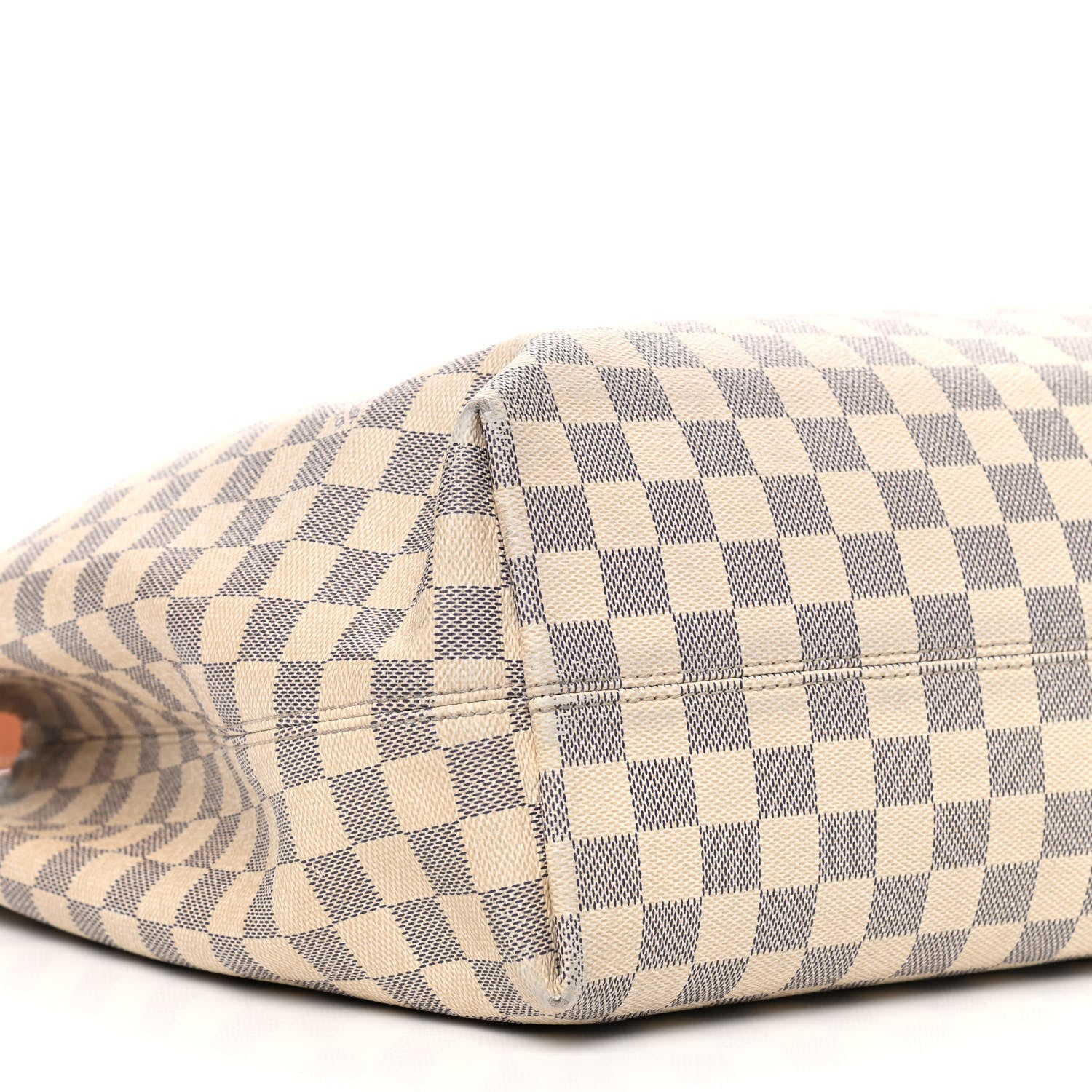 Louis Vuitton Damier Azur Graceful MM Rose Ballerine 12 of 13