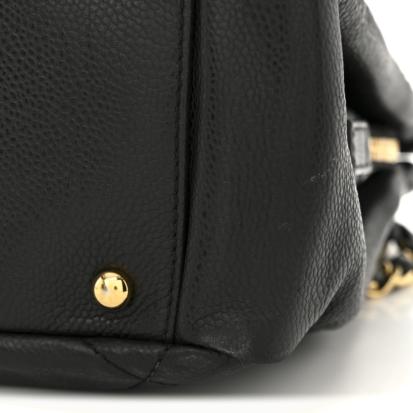 Caviar Quilted CC Timeless Soft Tote Black