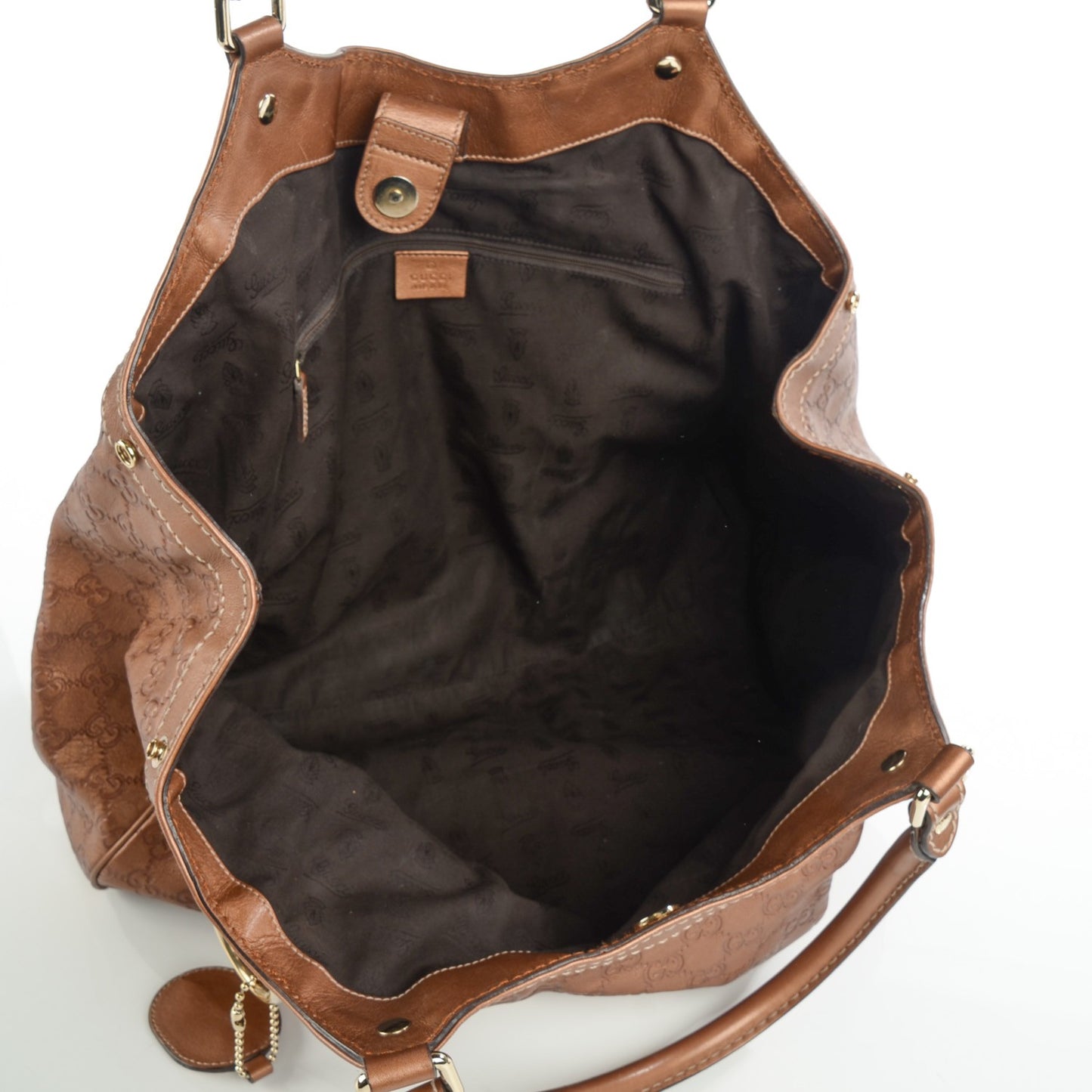 Guccissima Large Sukey Tote Bronze