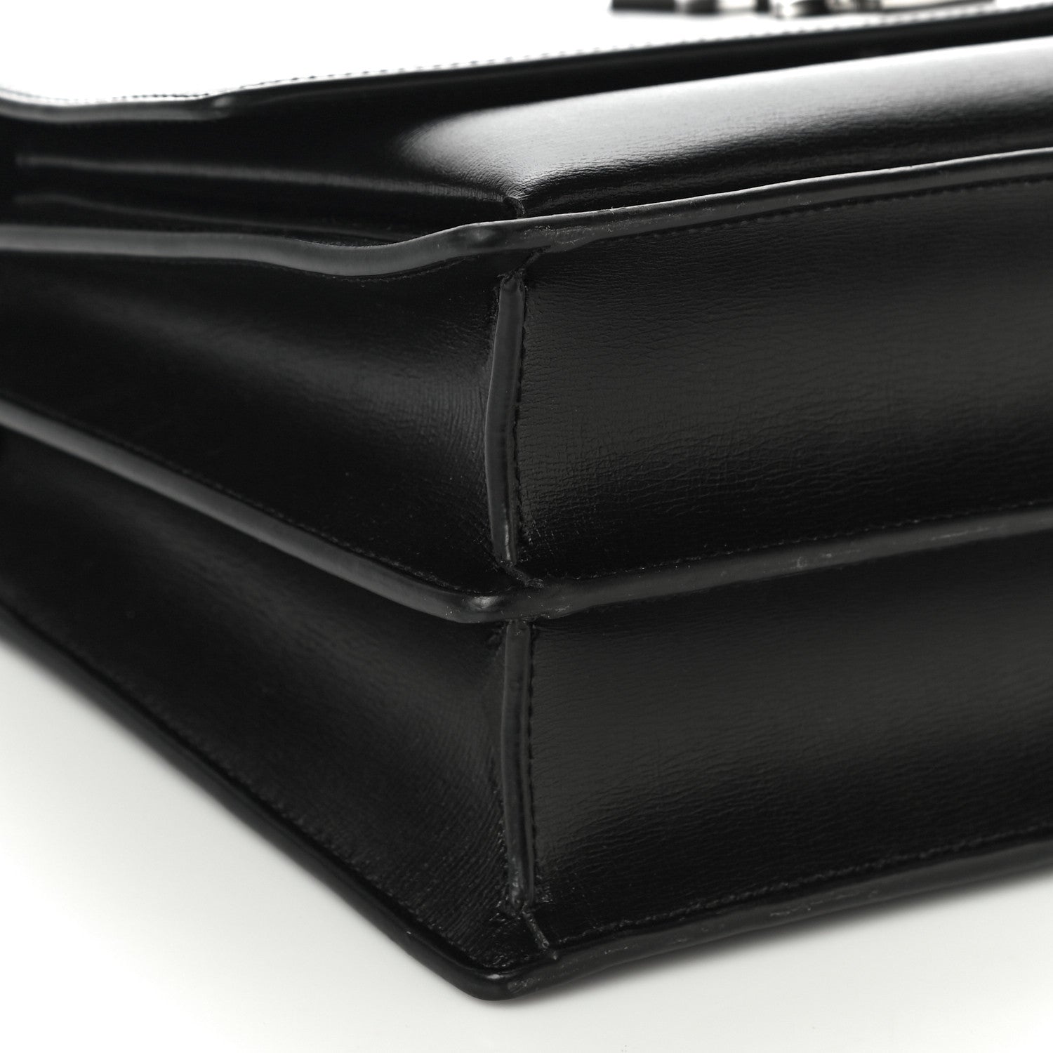 Saint Laurent Calfskin Medium Monogram Sunset Black 8 of 10