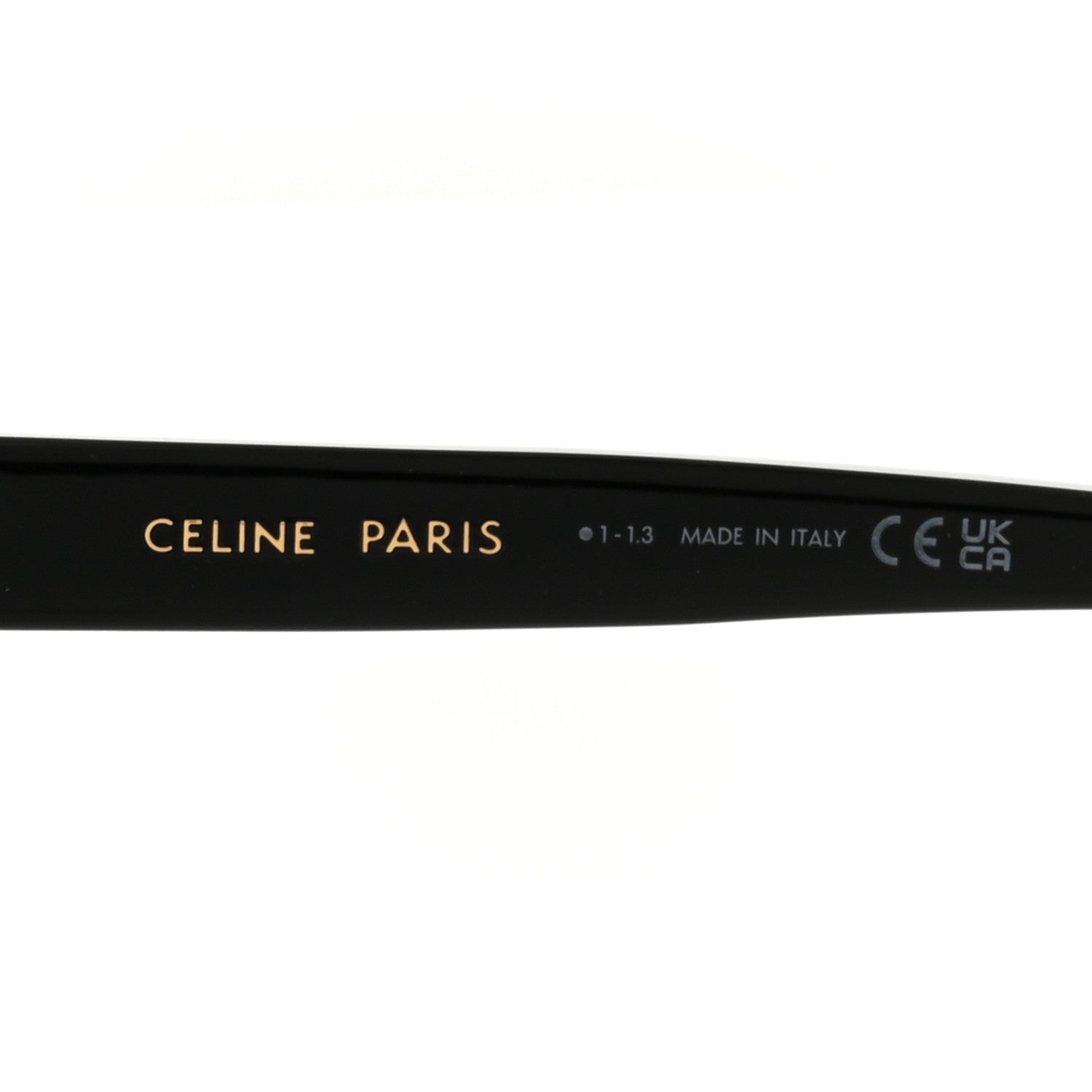 Celine Acetate Square Sunglasses CL40256I Black 7 of 9