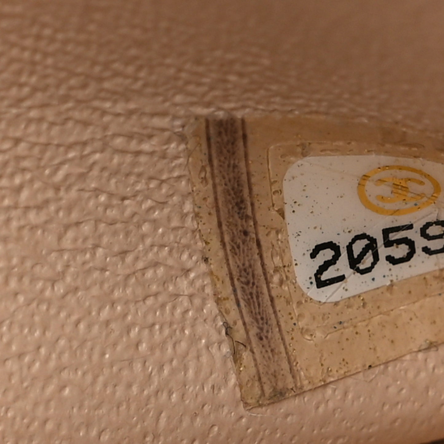 Distressed Patent Quilted 2.55 Reissue 226 Flap Beige