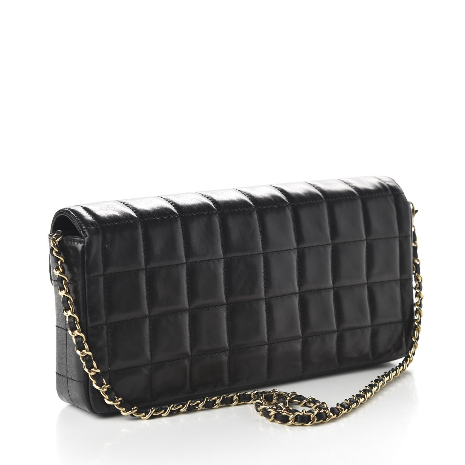 Chanel Lambskin East West Chocolate Bar Flap Black 3 of 11