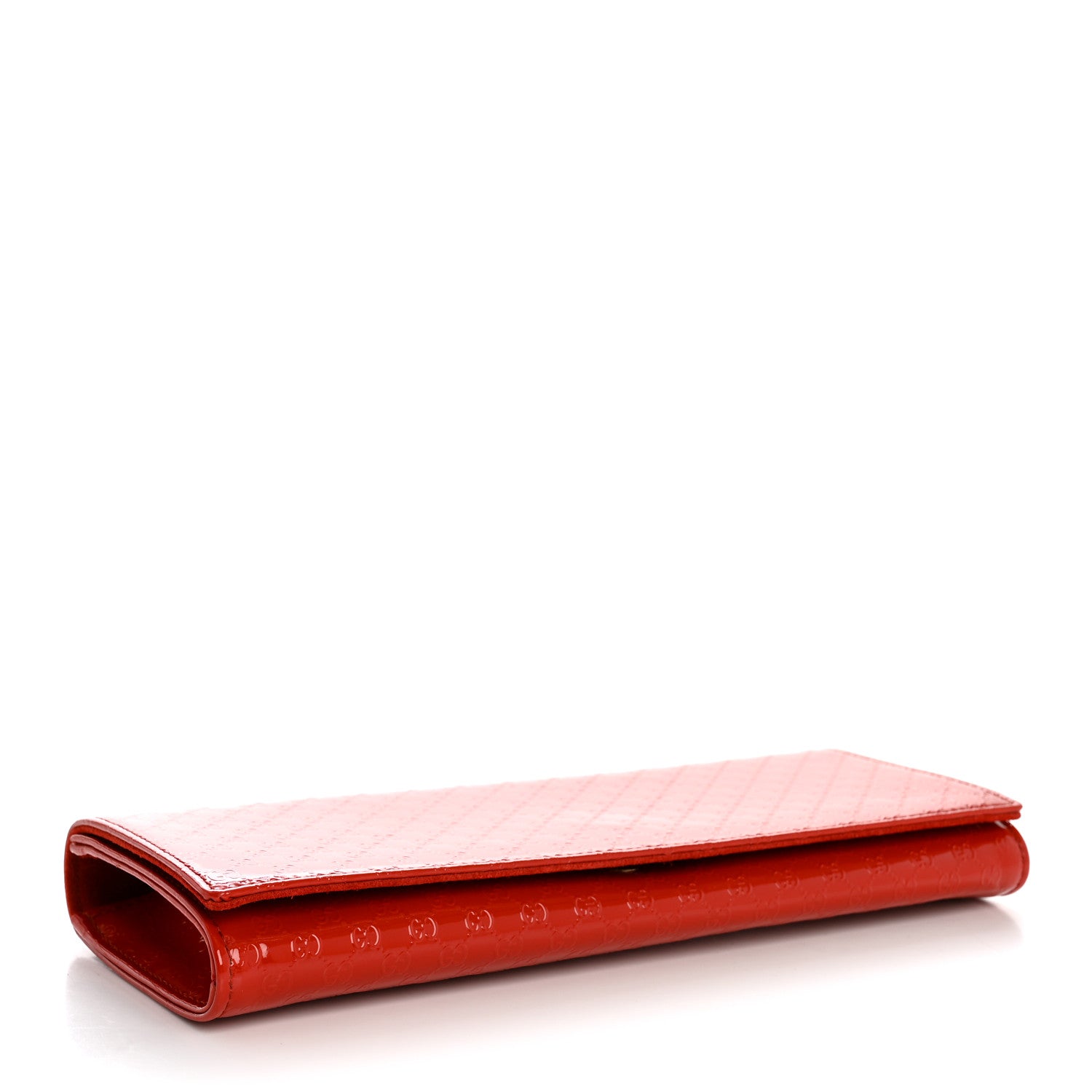 Gucci Patent Microguccissima Small Broadway Clutch Red 4 of 12