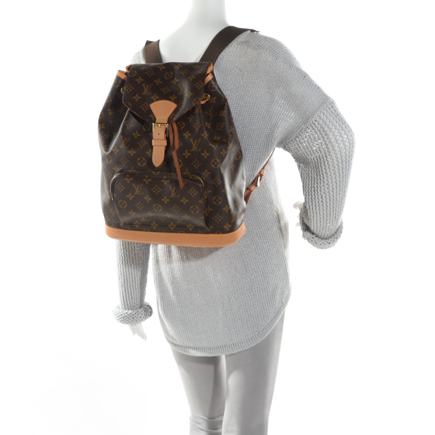 Louis Vuitton Monogram Montsouris GM Backpack 2 of 8