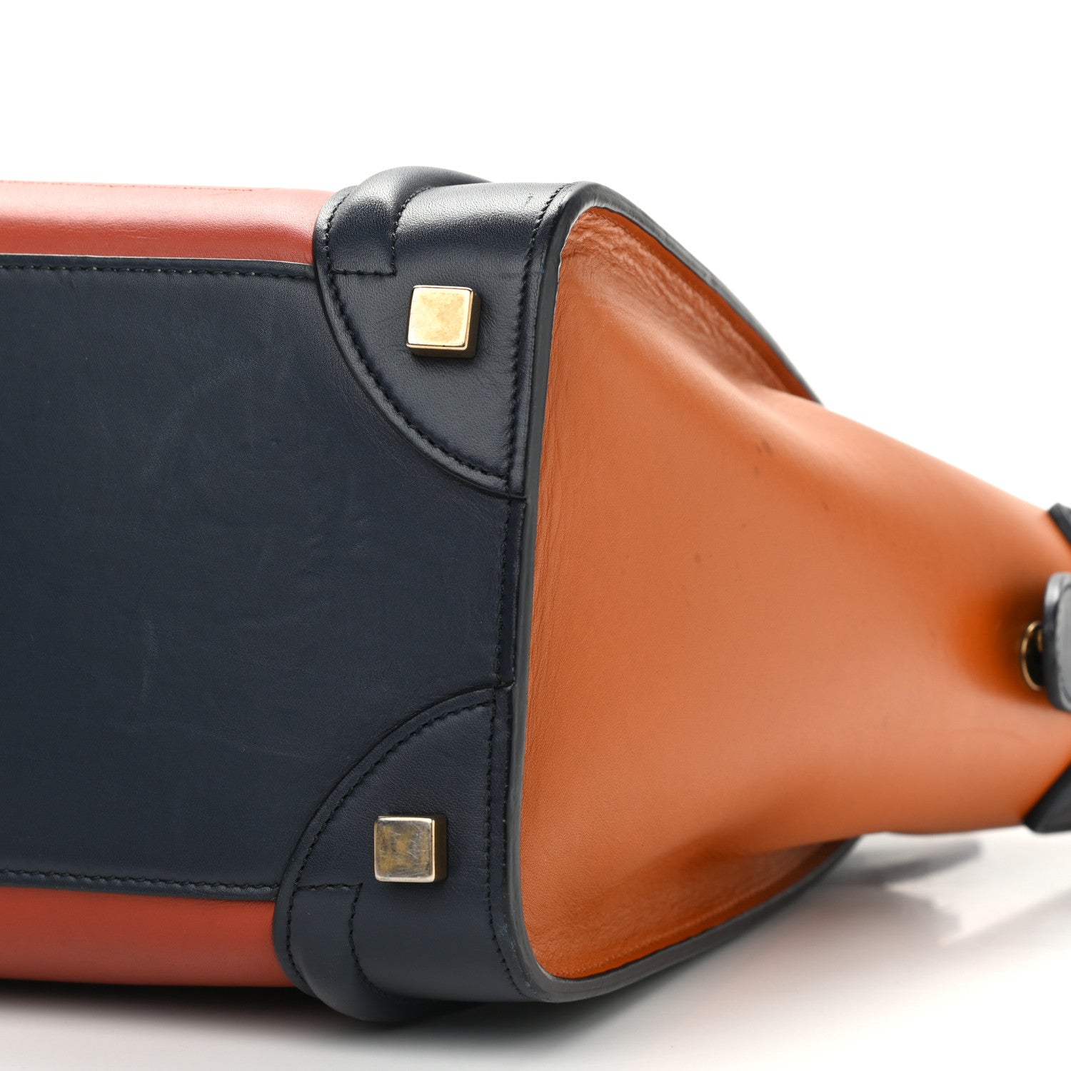 Celine Smooth Calfskin Micro Tri-Color Luggage Brick 10 of 13