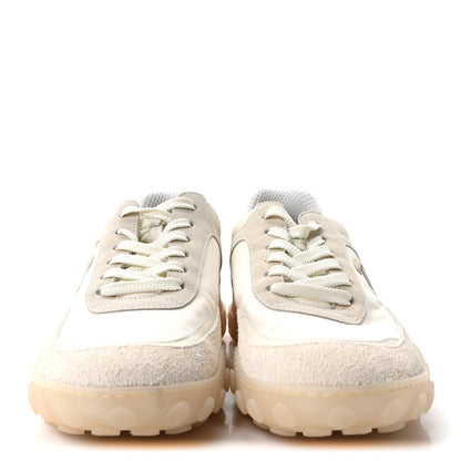 Chanel Mixed Fibers Suede Calfskin Womens CC Sneakers 41 Ivory 3 of 9