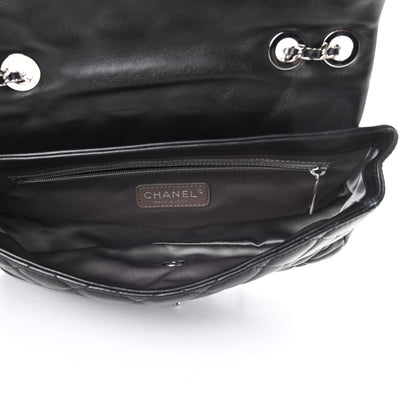 Chanel Lambskin Quilted Medium Coco Rain Flap Black 5 of 15