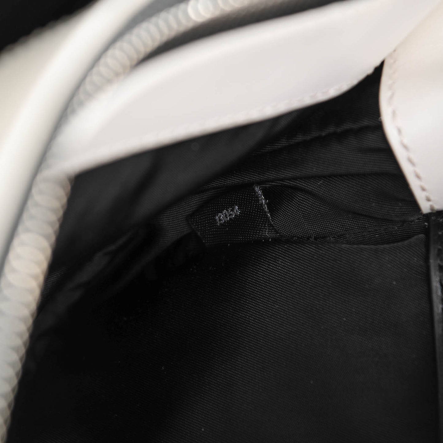 Snake Calfskin Embossed Large Prisma Envelope Sling Black White