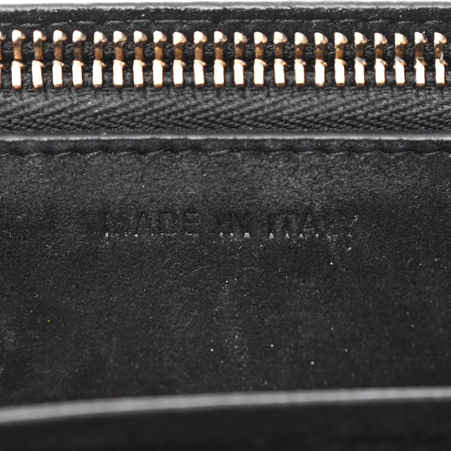 Christian Dior Grained Calfskin Saddle Chain Wallet Pouch Black 18 of 19