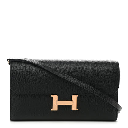 Hermes Epsom Constance Wallet To Go Black 1 of 7
