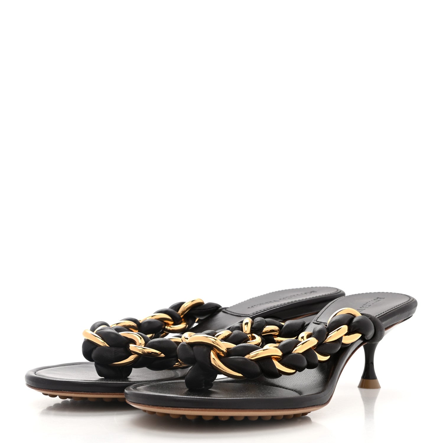 Bottega Veneta Nappa Dot Sandals 38 Fondant 3 of 8