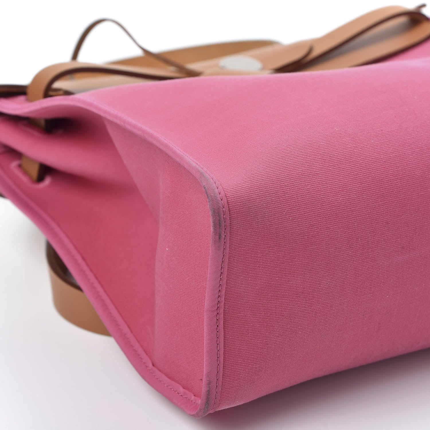 Hermes Vache Hunter Toile Herbag Zip 31 PM Rose Lipstick 6 of 11