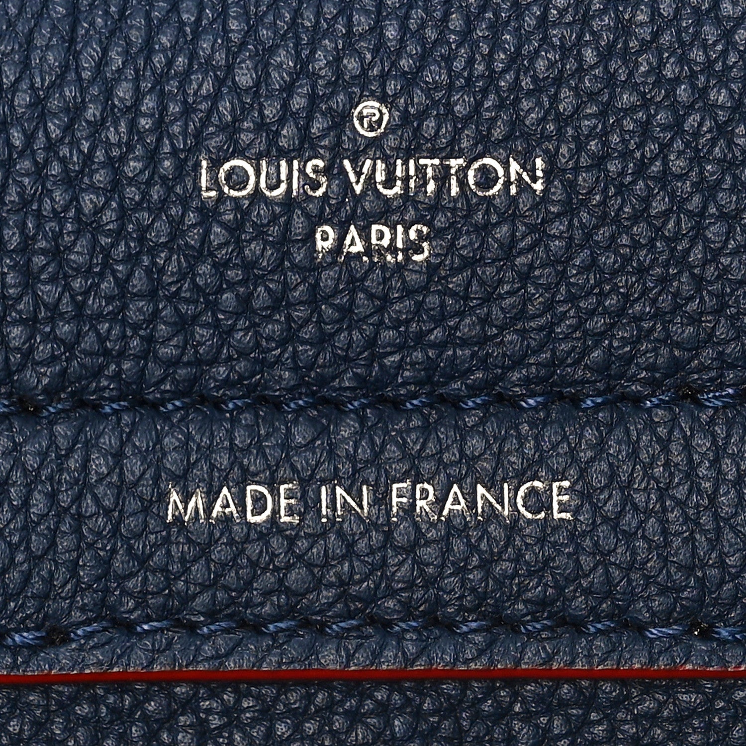 Louis Vuitton Calfskin Lockme Day Marine Rouge 6 of 8