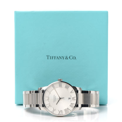 Tiffany Stainless Steel 37mm Atlas 3-Hand Quartz Watch 6 of 6