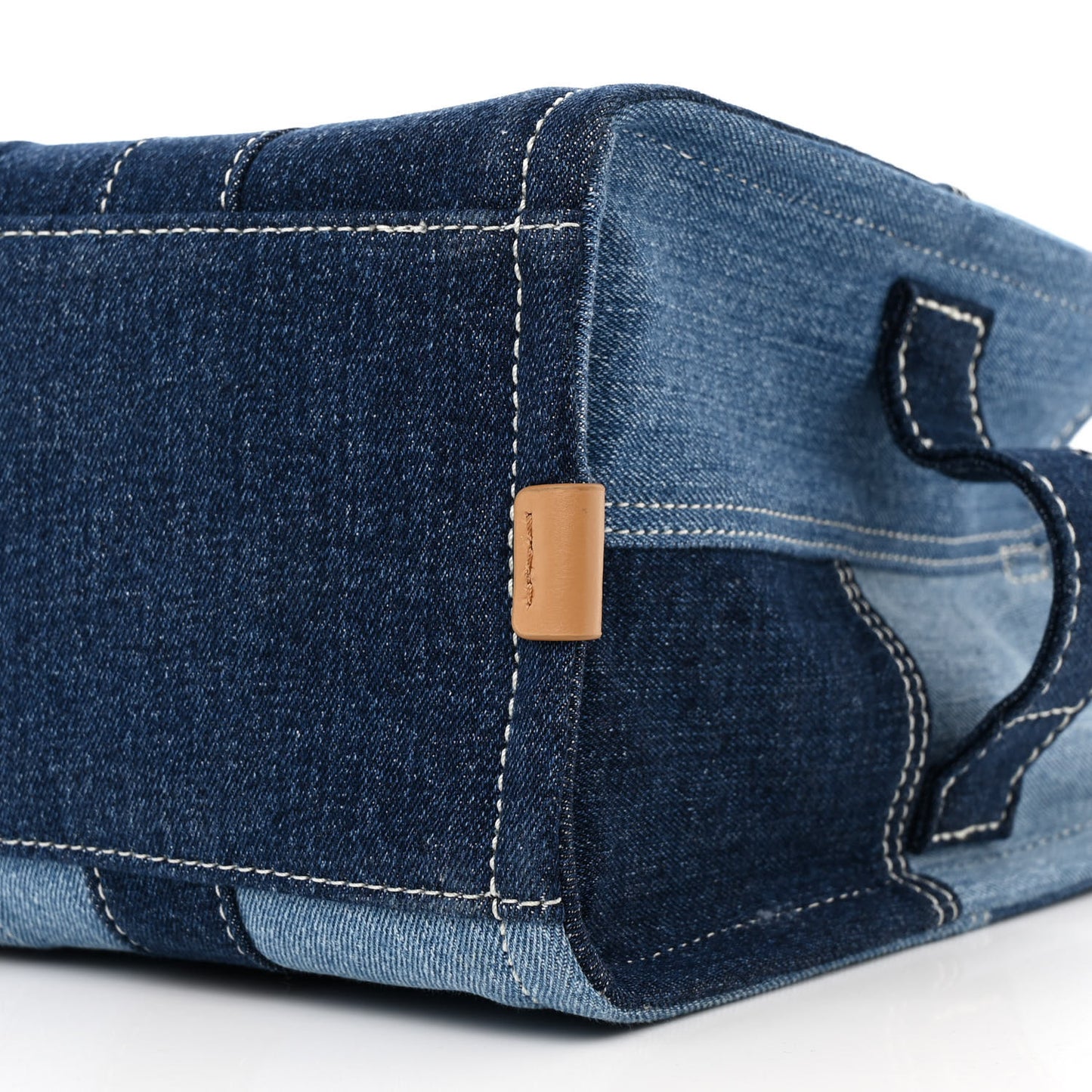 Denim Canvas Medium The Tote Bag Blue