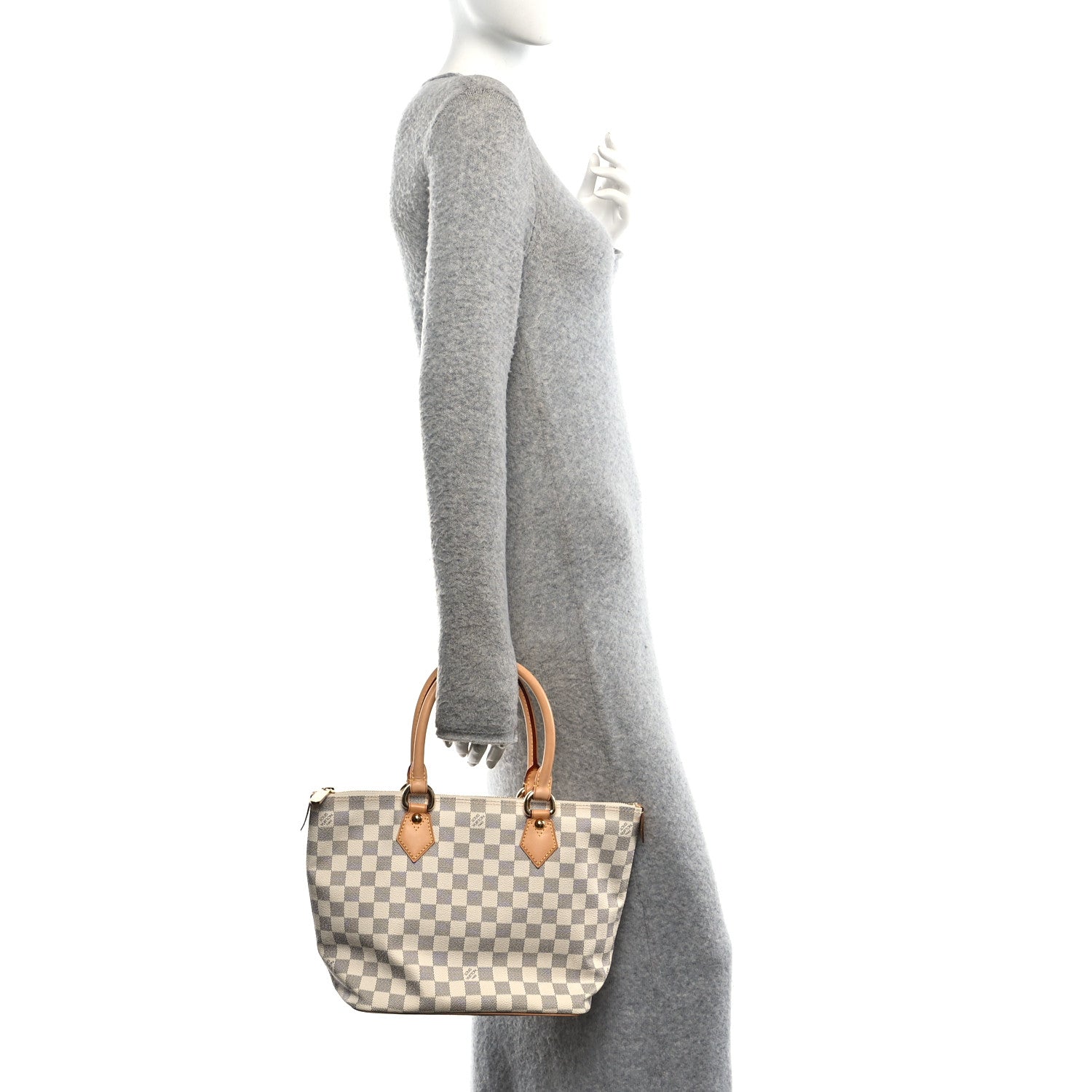 Louis Vuitton Damier Azur Saleya PM 2 of 9