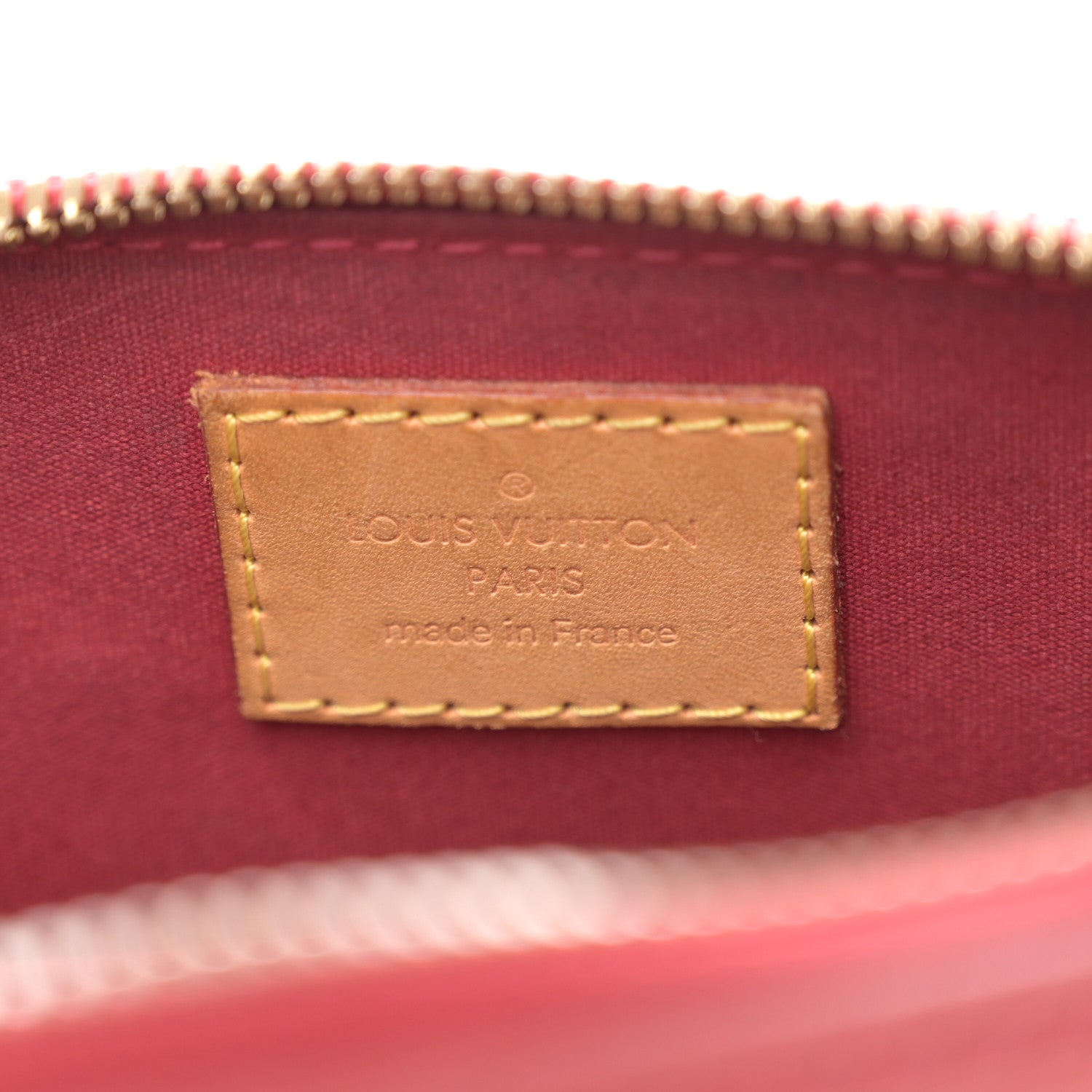 Louis Vuitton Vernis Alma BB Pomme D'Amour 6 of 13