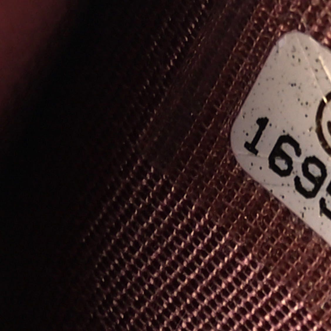 Striated Patent Yen Wallet Pink