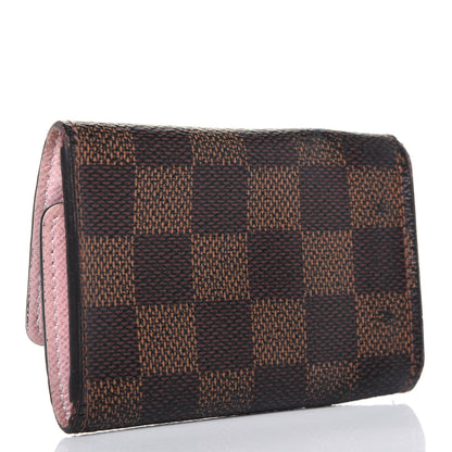 Louis Vuitton Damier Ebene Multicles 6 Key Holder Rose Ballerine 3 of 17