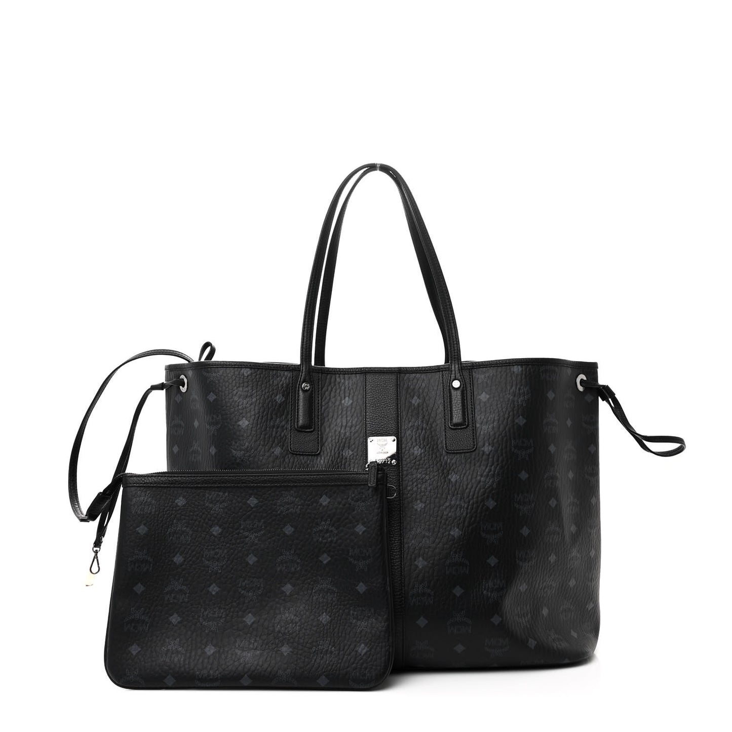 Visetos Large Liz Reversible Shopper Tote Black