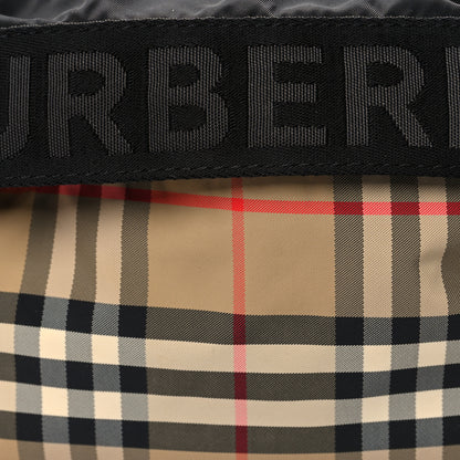 Burberry Nylon Vintage Check Sonny Bum Bag Archive Beige Black 7 of 9