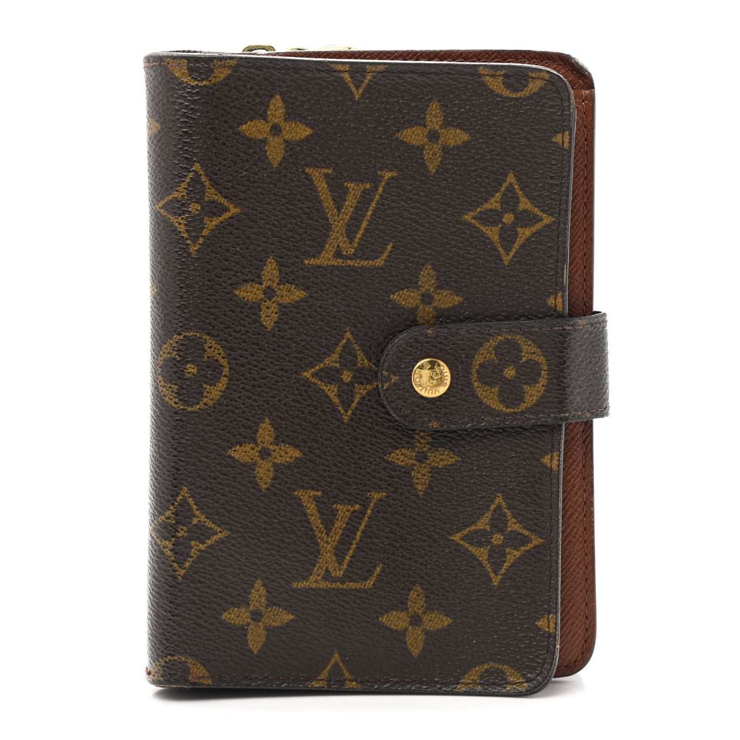 Monogram Zipped Papers Wallet