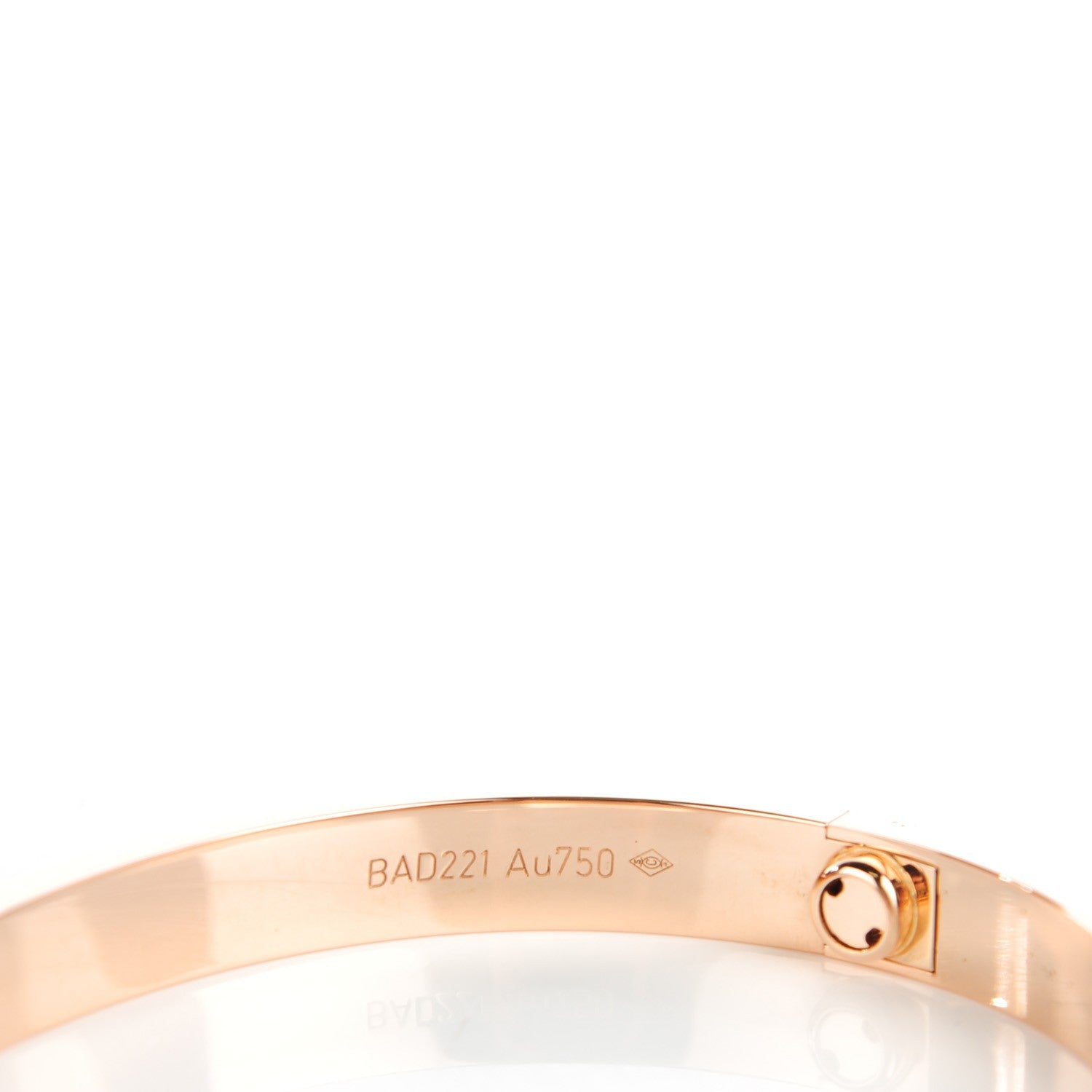 Cartier 18K Pink Gold LOVE Bracelet 17 6 of 6