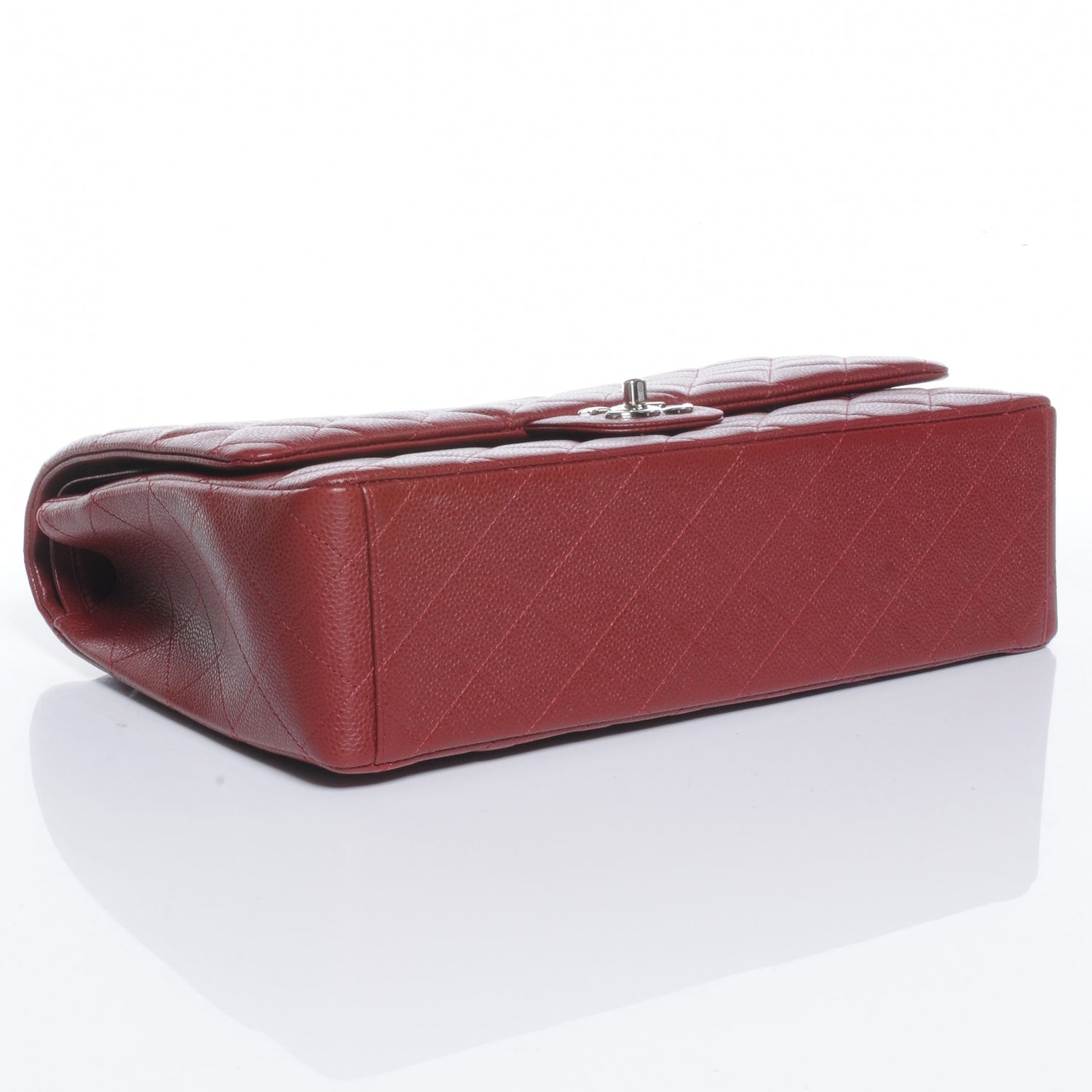 Chanel Caviar Quilted Maxi Double Flap Red 4 of 8