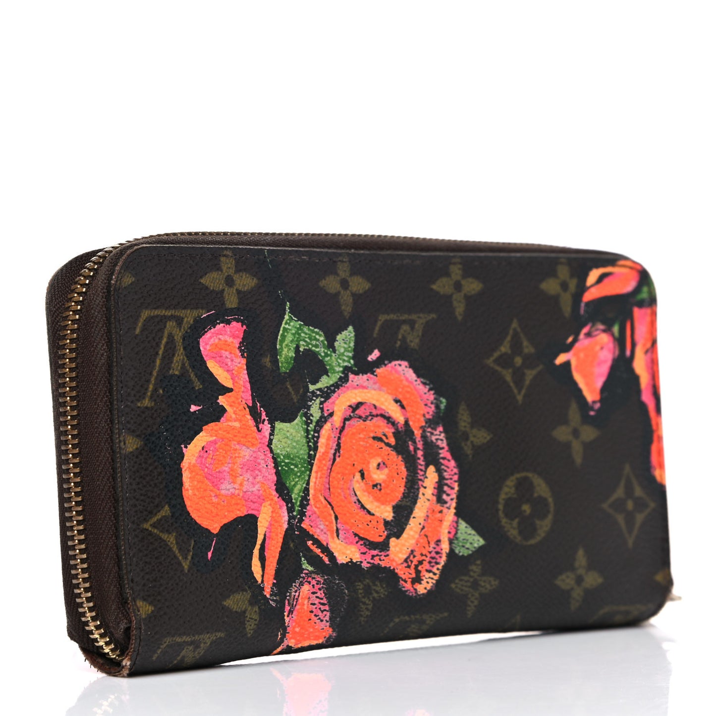 Monogram Roses Zippy Wallet
