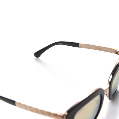 Chanel Cat Eye Quilted Sunglasses 5368 Black Pink 5 of 9